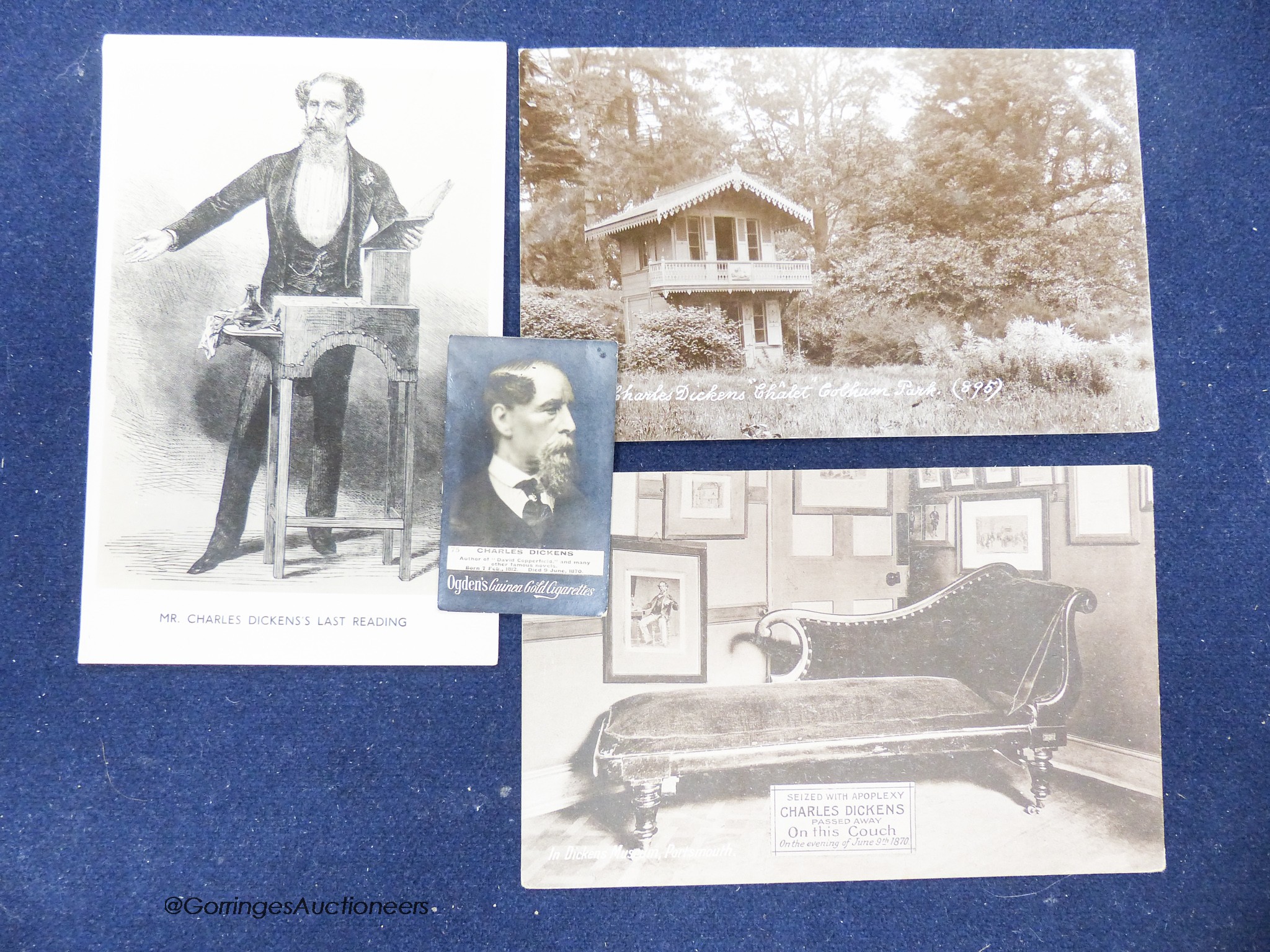A collection of postcards